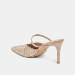 Dolce Vita KANIKA CRYSTAL HEELS LIGHT GOLD FABRIC -Dolce Vita DOLCEVITA HEELS KANIKACRYSTAL LIGHTGOLDFABRIC 08