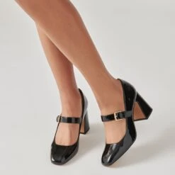 Dolce Vita LAKOTA HEELS MIDNIGHT CRINKLE PATENT -Dolce Vita DOLCEVITA HEELS LAKOTA MIDNIGHTCRINKLEPATENT ONFOOT