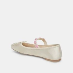 Dolce Vita LILLY BALLET FLATS IVORY MULTI SATIN -Dolce Vita DOLCEVITA HEELS LILLY IVORYMULTISATIN 09