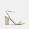 Dolce Vita NORY WIDE HEELS VANILLA PEARLS -Dolce Vita DOLCEVITA HEELS NORY VANILLAPEARL 02 b1e502ea 63de 4a9d b049 8e467e63f798