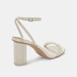 Dolce Vita NORY WIDE HEELS VANILLA PEARLS -Dolce Vita DOLCEVITA HEELS NORY VANILLAPEARL 03 c91065f5 5d31 431f a376 0a9460c47516
