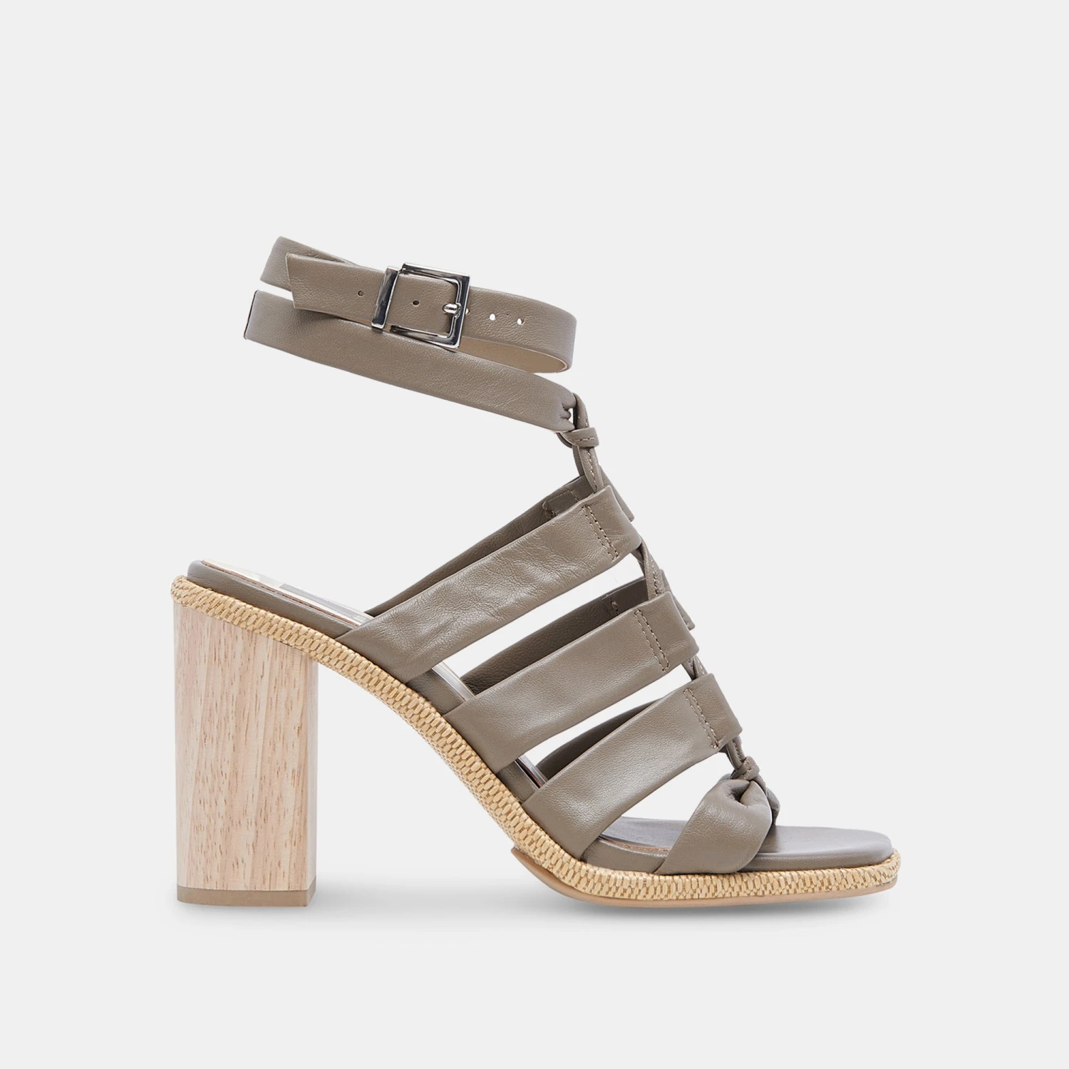 Dolce Vita OLEMA HEELS DARK OLIVE LEATHER 3 Dolce Vita OLEMA HEELS DARK OLIVE LEATHER