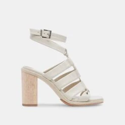 Dolce Vita OLEMA HEELS IVORY LEATHER