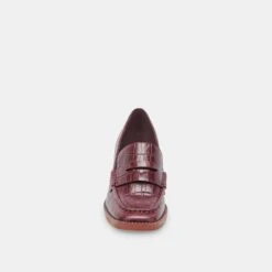 Dolce Vita TALIE LOAFERS CABERNET EMBOSSED LEATHER -Dolce Vita DOLCEVITA HEELS TALIE CABERNETEMBOSSEDLEATHER 04 24bc0c12 c826 4cb5 b52d 21557ecc06c2