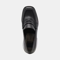 Dolce Vita TALIE LOAFERS ONYX EMBOSSED LEATHER -Dolce Vita DOLCEVITA HEELS TALIE ONYXEMBOSSEDLEATHER 06