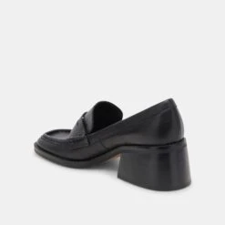 Dolce Vita TALIE LOAFERS ONYX EMBOSSED LEATHER -Dolce Vita DOLCEVITA HEELS TALIE ONYXEMBOSSEDLEATHER 08