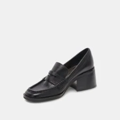 Dolce Vita TALIE LOAFERS ONYX EMBOSSED LEATHER -Dolce Vita DOLCEVITA HEELS TALIE ONYXEMBOSSEDLEATHER 09