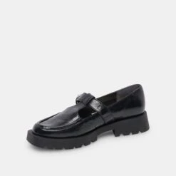 Dolce Vita EBBIE FLATS MIDNIGHT PATENT LEATHER -Dolce Vita DOLCEVITA LOAFERS EBBIE MIDNIGHTPATENTLEATHER 08