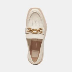 Dolce Vita ERNA FLATS IVORY LEATHER -Dolce Vita DOLCEVITA LOAFERS ERNA IVORYLEATHER 06
