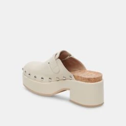 Dolce Vita YEVAN CLOGS IVORY LEATHER -Dolce Vita DOLCEVITA LOAFER YEVAN IVORYLEATHER 09