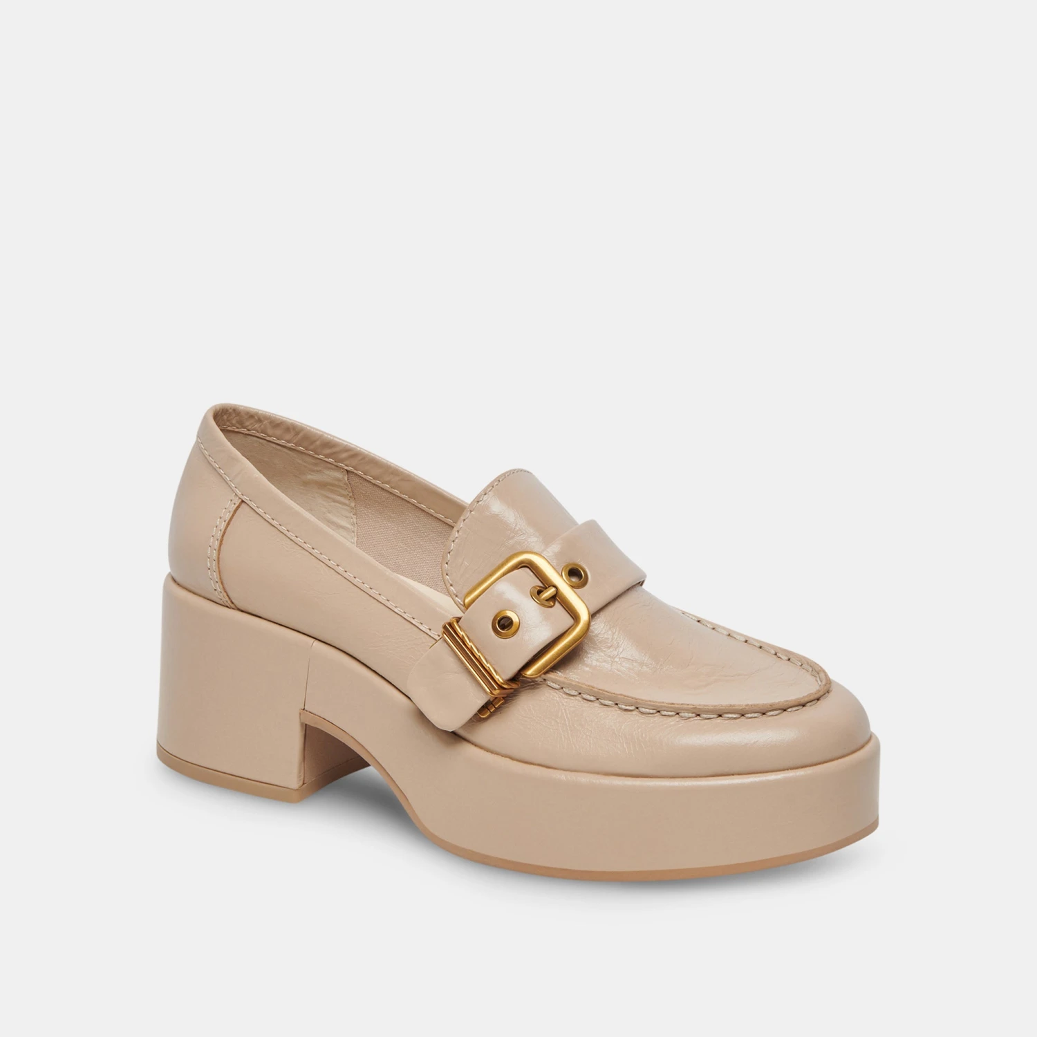 Dolce Vita YONDER LOAFERS SESAME CRINKLE PATENT 4 Dolce Vita YONDER LOAFERS SESAME CRINKLE PATENT - Image 2