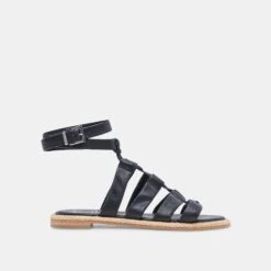 Dolce Vita ADISON SANDALS BLACK LEATHER