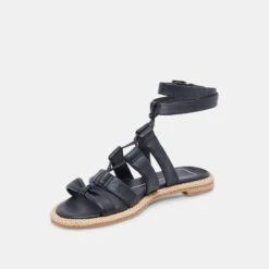 Dolce Vita ADISON SANDALS BLACK LEATHER -Dolce Vita DOLCEVITA SANDALS ADISON BLACKLEATHER 08