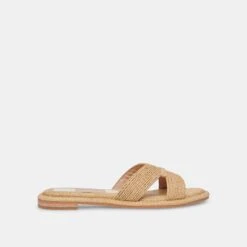 Dolce Vita ATOMIC WIDE SANDALS LT NATURAL RAFFIA