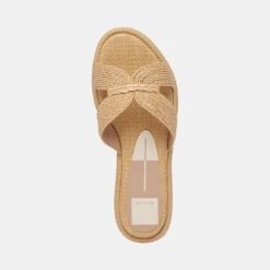 Dolce Vita ATOMIC WIDE SANDALS LT NATURAL RAFFIA -Dolce Vita DOLCEVITA SANDALS ATOMIC LTNATURALRAFFIA 06 75ac9e70 4d30 4bd6 80f5 3aa2282093c0