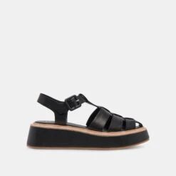 Dolce Vita TRISTY SANDALS BLACK LEATHER
