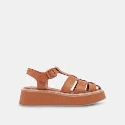 Dolce Vita TRISTY SANDALS COGNAC LEATHER