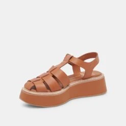 Dolce Vita TRISTY SANDALS COGNAC LEATHER -Dolce Vita DOLCEVITA SANDALS TRISTY COGNACLEATHER 08