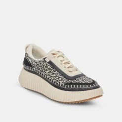 Dolce Vita DOLEN SNEAKERS WHITE BLACK WOVEN -Dolce Vita DOLCEVITA SNEAKERS DOLEN BLACKMULTIWOVEN 01