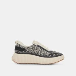 Dolce Vita DOLEN SNEAKERS WHITE BLACK WOVEN -Dolce Vita DOLCEVITA SNEAKERS DOLEN BLACKMULTIWOVEN 02