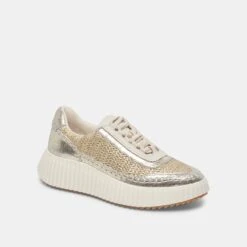 Dolce Vita DOLEN SNEAKERS GOLD KNIT -Dolce Vita DOLCEVITA SNEAKERS DOLEN GOLDKNIT 01 e3225b9f ceb0 4dd1 8db6 23d2b962872b