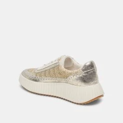 Dolce Vita DOLEN SNEAKERS GOLD KNIT -Dolce Vita DOLCEVITA SNEAKERS DOLEN GOLDKNIT 09 6e7152e1 151a 4706 a5b3 3db0b566482f