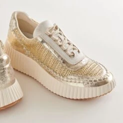 Dolce Vita DOLEN SNEAKERS GOLD KNIT -Dolce Vita DOLCEVITA SNEAKERS DOLEN GOLD KNIT 4