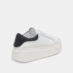 Dolce Vita WYETT SNEAKERS WHITE BLACK LEATHER -Dolce Vita DOLCEVITA SNEAKERS WYETT WHITE BLACKLEATHER 03