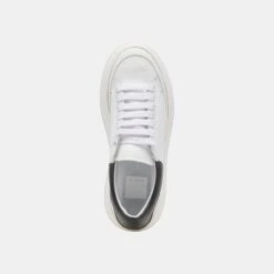 Dolce Vita WYETT SNEAKERS WHITE BLACK LEATHER -Dolce Vita DOLCEVITA SNEAKERS WYETT WHITE BLACKLEATHER 06