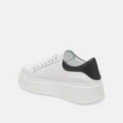 Dolce Vita WYETT SNEAKERS WHITE BLACK LEATHER -Dolce Vita DOLCEVITA SNEAKERS WYETT WHITE BLACKLEATHER 09