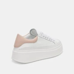 Dolce Vita WYETT SNEAKERS WHITE TAN LEATHER -Dolce Vita DOLCEVITA SNEAKERS WYETT WHITE TANLEATHER 03