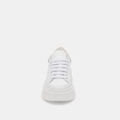 Dolce Vita WYETT SNEAKERS WHITE TAN LEATHER -Dolce Vita DOLCEVITA SNEAKERS WYETT WHITE TANLEATHER 04
