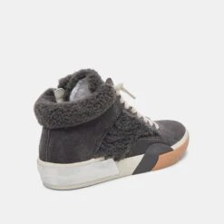 Dolce Vita ZILVIA PLUSH SNEAKERS ANTHRACITE SUEDE -Dolce Vita DOLCEVITA SNEAKERS ZILVIAPLUSH ANTHRACITESUEDE 03