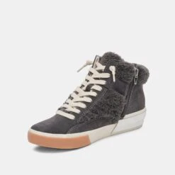 Dolce Vita ZILVIA PLUSH SNEAKERS ANTHRACITE SUEDE -Dolce Vita DOLCEVITA SNEAKERS ZILVIAPLUSH ANTHRACITESUEDE 08