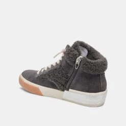Dolce Vita ZILVIA PLUSH SNEAKERS ANTHRACITE SUEDE -Dolce Vita DOLCEVITA SNEAKERS ZILVIAPLUSH ANTHRACITESUEDE 09