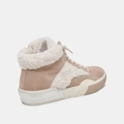 Dolce Vita ZILVIA PLUSH SNEAKERS TAUPE MULTI SUEDE -Dolce Vita DOLCEVITA SNEAKERS ZILVIAPLUSH TAUPEMULTISUEDE 03