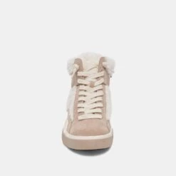 Dolce Vita ZILVIA PLUSH SNEAKERS TAUPE MULTI SUEDE -Dolce Vita DOLCEVITA SNEAKERS ZILVIAPLUSH TAUPEMULTISUEDE 04