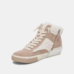 Dolce Vita ZILVIA PLUSH SNEAKERS TAUPE MULTI SUEDE -Dolce Vita DOLCEVITA SNEAKERS ZILVIAPLUSH TAUPEMULTISUEDE 08