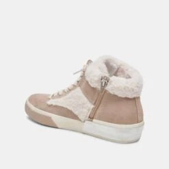 Dolce Vita ZILVIA PLUSH SNEAKERS TAUPE MULTI SUEDE -Dolce Vita DOLCEVITA SNEAKERS ZILVIAPLUSH TAUPEMULTISUEDE 09