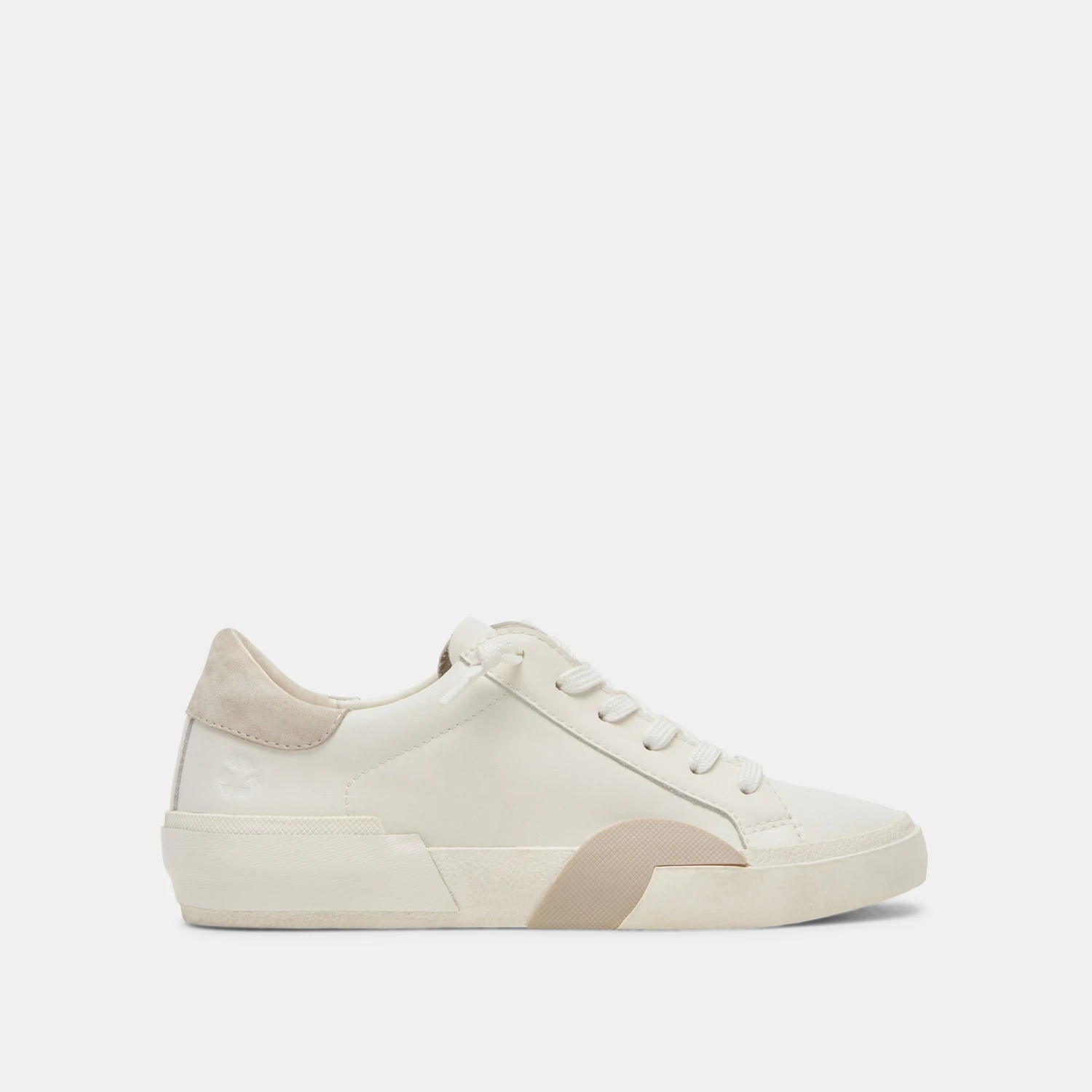 Dolce Vita ZINA 360 SNEAKERS WHITE NATURAL RECYCLED LEATHER 3 Dolce Vita ZINA 360 SNEAKERS WHITE NATURAL RECYCLED LEATHER