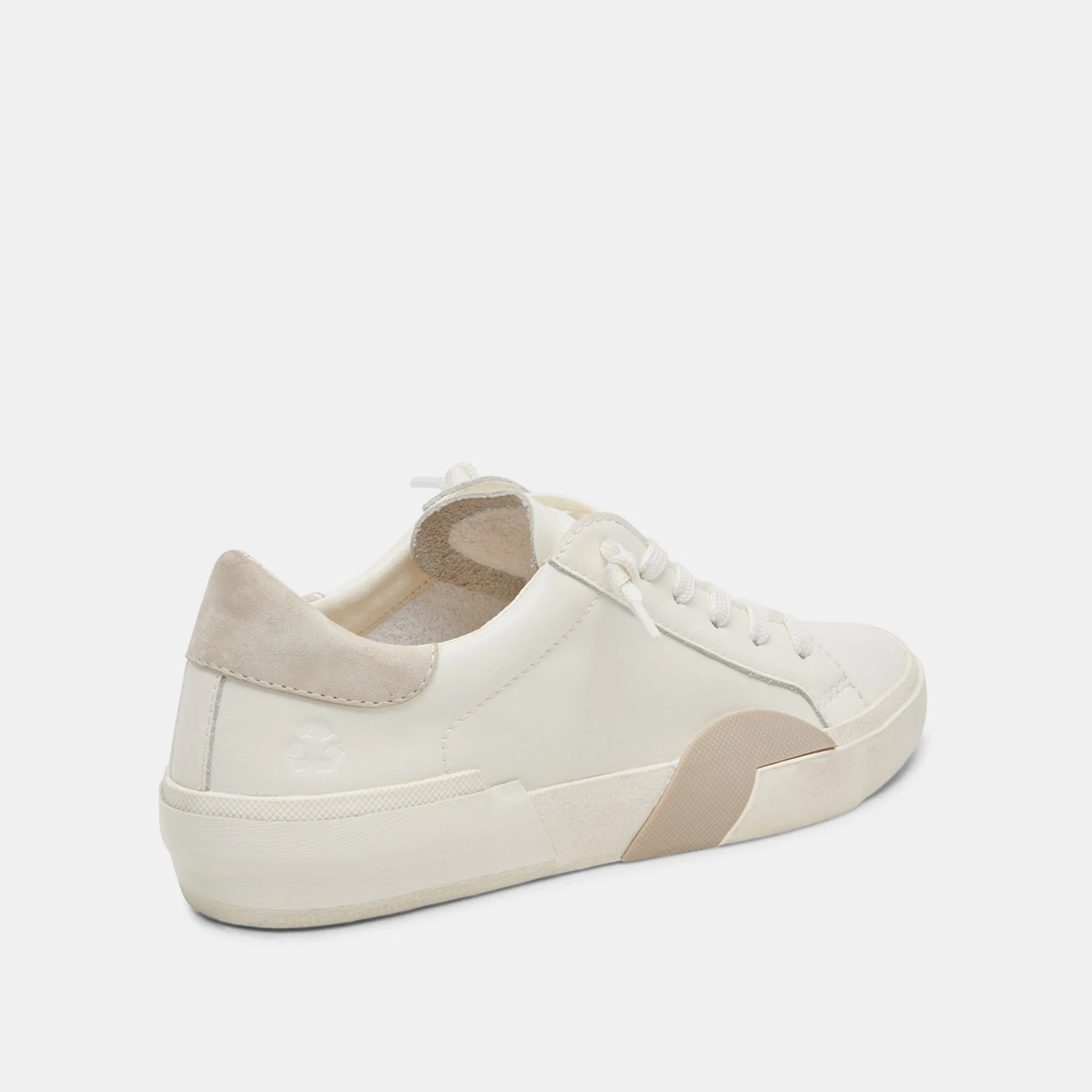 Dolce Vita ZINA 360 SNEAKERS WHITE NATURAL RECYCLED LEATHER 5 Dolce Vita ZINA 360 SNEAKERS WHITE NATURAL RECYCLED LEATHER - Image 3