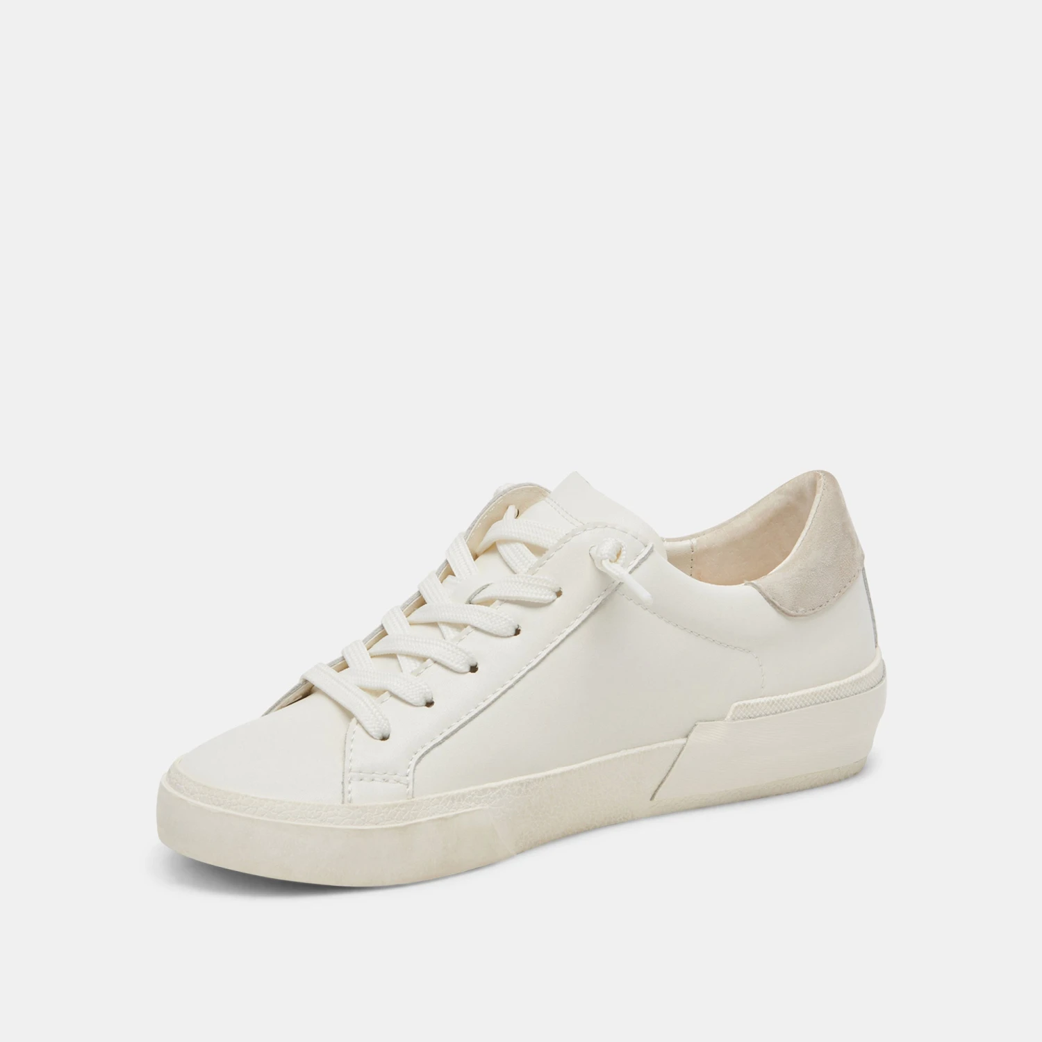 Dolce Vita ZINA 360 SNEAKERS WHITE NATURAL RECYCLED LEATHER 6 Dolce Vita ZINA 360 SNEAKERS WHITE NATURAL RECYCLED LEATHER - Image 4