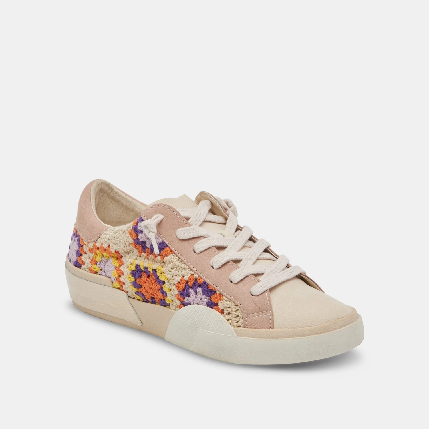 Dolce Vita ZINA CROCHET SNEAKERS PURPLE FLORAL CROCHET 4 Dolce Vita ZINA CROCHET SNEAKERS PURPLE FLORAL CROCHET - Image 2