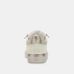 Dolce Vita ZINA PLUSH SNEAKERS WHITE SLICED LEATHER -Dolce Vita DOLCEVITA SNEAKERS ZINAPLUSH WHITESLICEDLEATHER 05