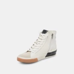 Dolce Vita ZOHARA SNEAKERS WHITE BLACK LEATHER -Dolce Vita DOLCEVITA SNEAKERS ZOHARA WHITEBLACKLEATHER 08