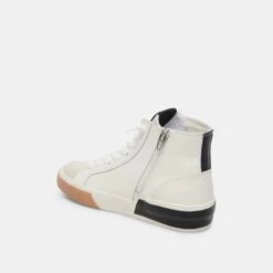 Dolce Vita ZOHARA SNEAKERS WHITE BLACK LEATHER -Dolce Vita DOLCEVITA SNEAKERS ZOHARA WHITEBLACKLEATHER 09