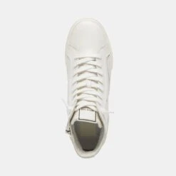 Dolce Vita ZOHARA SNEAKERS WHITE PERFORATED LEATHER -Dolce Vita DOLCEVITA SNEAKERS ZOHARA WHITEPERFLEATHER 06