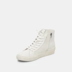 Dolce Vita ZOHARA SNEAKERS WHITE PERFORATED LEATHER -Dolce Vita DOLCEVITA SNEAKERS ZOHARA WHITEPERFLEATHER 08