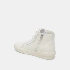 Dolce Vita ZOHARA SNEAKERS WHITE PERFORATED LEATHER -Dolce Vita DOLCEVITA SNEAKERS ZOHARA WHITEPERFLEATHER 09