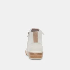 Dolce Vita ZOHARA SNEAKERS WHITE TAN LEATHER -Dolce Vita DOLCEVITA SNEAKERS ZOHARA WHITETANLEATHER 05